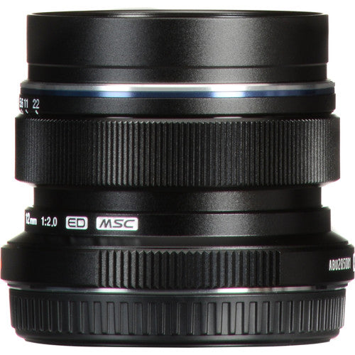 OM SYSTEM M.Zuiko Digital ED 12mm f/2.0 Lens (Black)