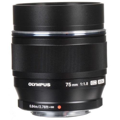 OM SYSTEM M.Zuiko Digital ED 75mm f/1.8 Lens (Black)