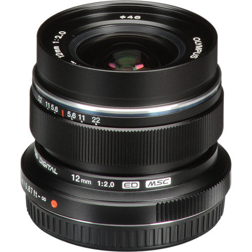 OM SYSTEM M.Zuiko Digital ED 12mm f/2.0 Lens (Black)