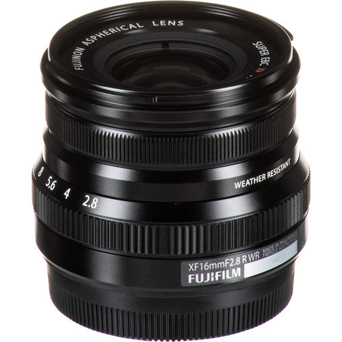 FUJIFILM XF 16mm f/2.8 R WR Lens (Black)