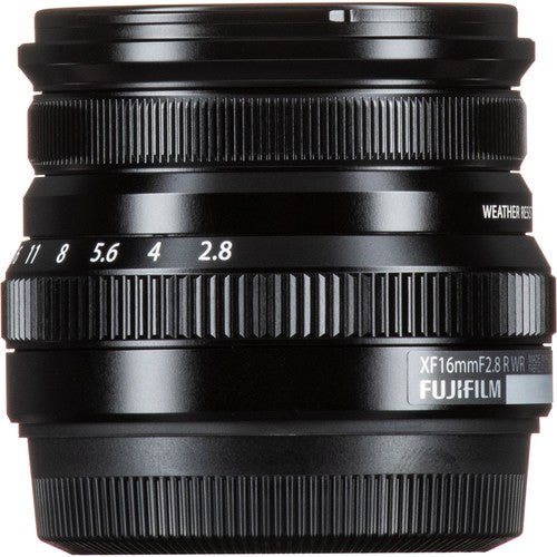 FUJIFILM XF 16mm f/2.8 R WR Lens (Black)