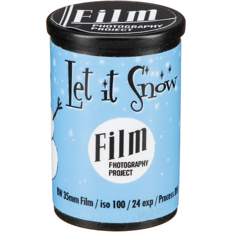 Let It Snow 35mm Black and White Film ISO 100 24 Exposure