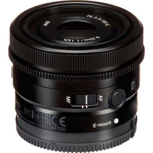 Sony FE 50mm F2.5 G Lens