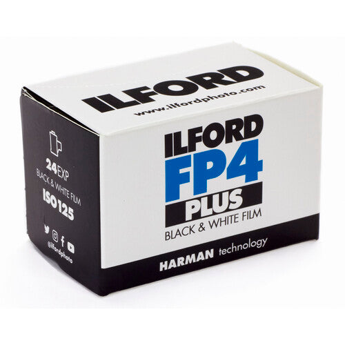 Ilford FP4 Plus Black and White Negative Film (35mm Roll Film, 24 Exposures)