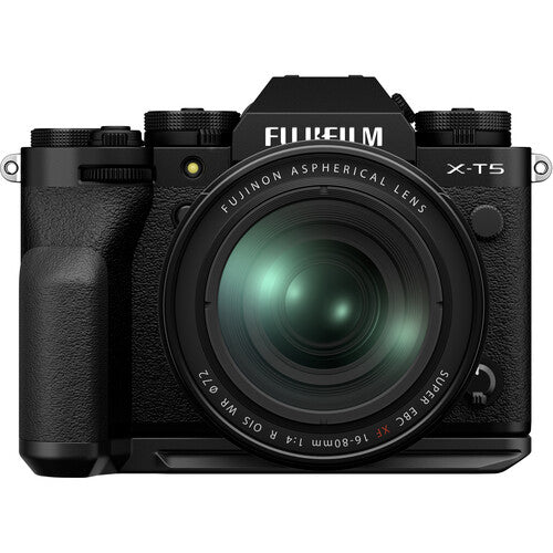 FUJIFILM X-T5 Mirrorless Camera with 16-80mm Lens (Black)