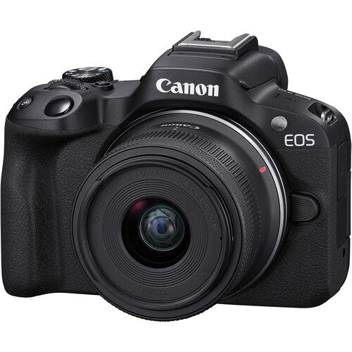 Canon EOS R50 Mirrorless Camera with 18-45mm and 55-210mm Lenses (Black)