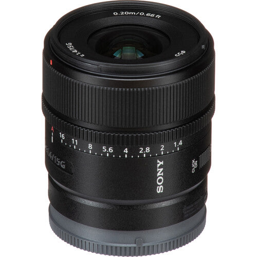 Sony E 15mm f/1.4 G Lens