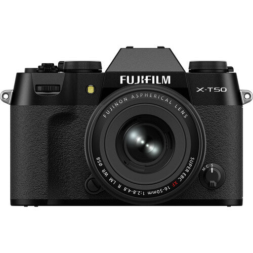 FUJFILM X-T50, BLACK with XF16-50mmF2.8-4.8 R LM WR Lens Kit
