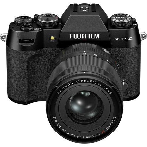 FUJFILM X-T50, BLACK with XF16-50mmF2.8-4.8 R LM WR Lens Kit