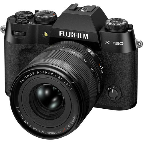 FUJFILM X-T50, BLACK with XF16-50mmF2.8-4.8 R LM WR Lens Kit