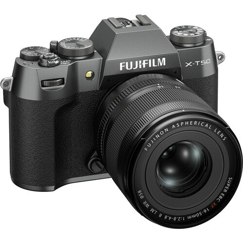 FUJIFILM X-T50, CHARCOAL SILVER with XF16-50mmF2.8-4.8 R LM WR Lens Kit