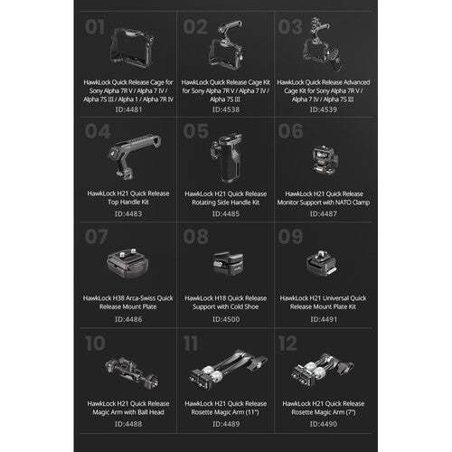 SmallRig HawkLock H21 Quick Release Magic Arm with Ball Head