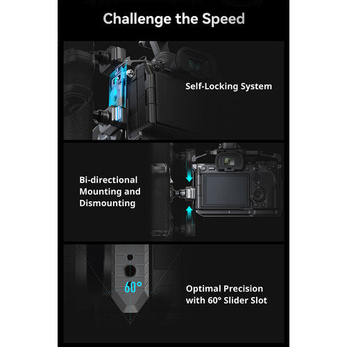 SmallRig HawkLock H21 Quick Release Rotating Side Handle Kit