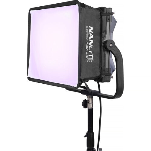 Nanlite Alien 300C RGBWW LED Panel  with Softbox and Eggcrate (Open Box)