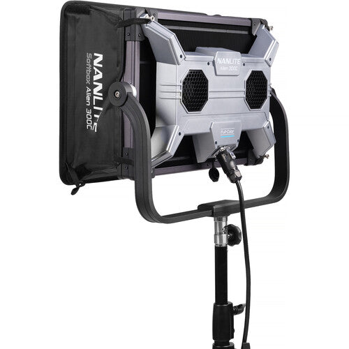 Nanlite Alien 300C RGBWW LED Panel  with Softbox and Eggcrate (Open Box)