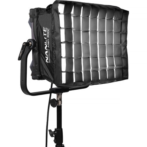 Nanlite Alien 300C RGBWW LED Panel  with Softbox and Eggcrate (Open Box)