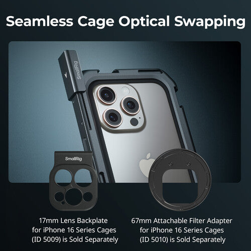 SmallRig Mobile Video Cage Flagship Edition for iPhone 16 Pro