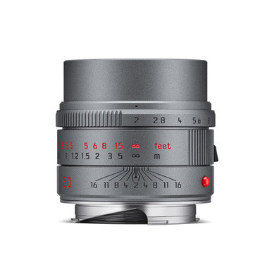 Leica APO-Summicron-M 50 f/2 ASPH. Lens Metal Gray Paint Finish