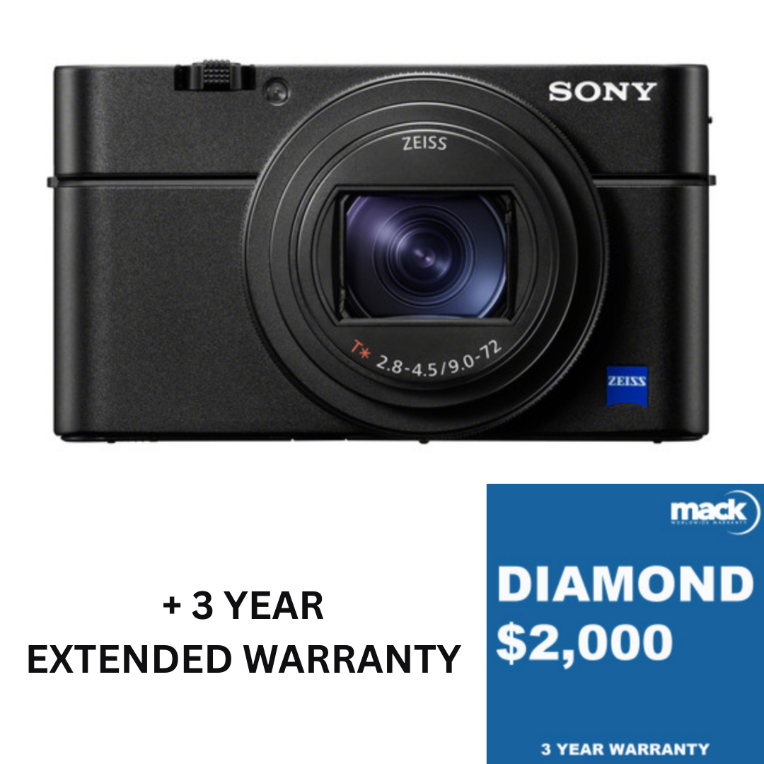 Sony Cyber-shot DSC-RX100 VII Digital Camera with Mack 3 Year Diamond Warranty