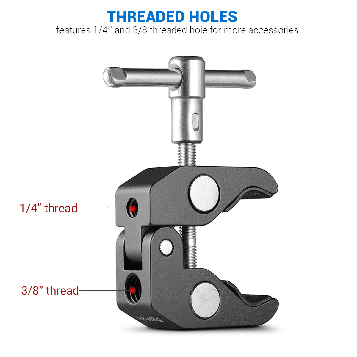 SmallRig Super Clamp w/ 1/4" and 3/8" thread