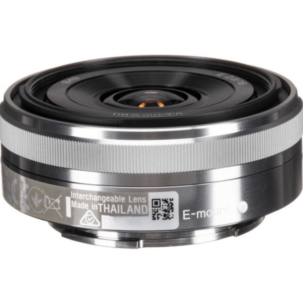 Sony 16mm f/2.8 Wide-Angle Alpha E-Mount Lens (Silver)