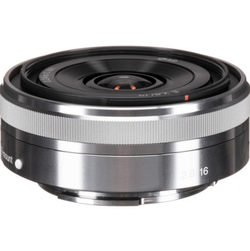 Sony 16mm f/2.8 Wide-Angle Alpha E-Mount Lens (Silver)