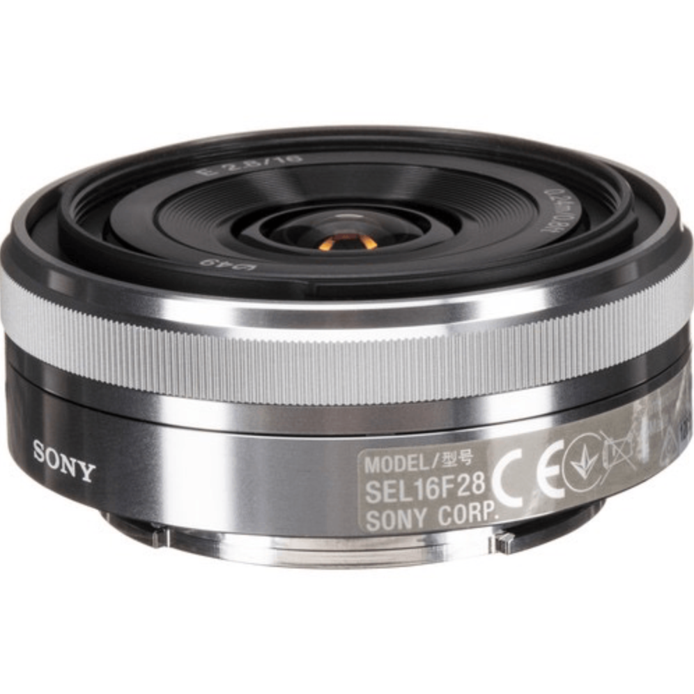 Sony 16mm f/2.8 Wide-Angle Alpha E-Mount Lens (Silver)