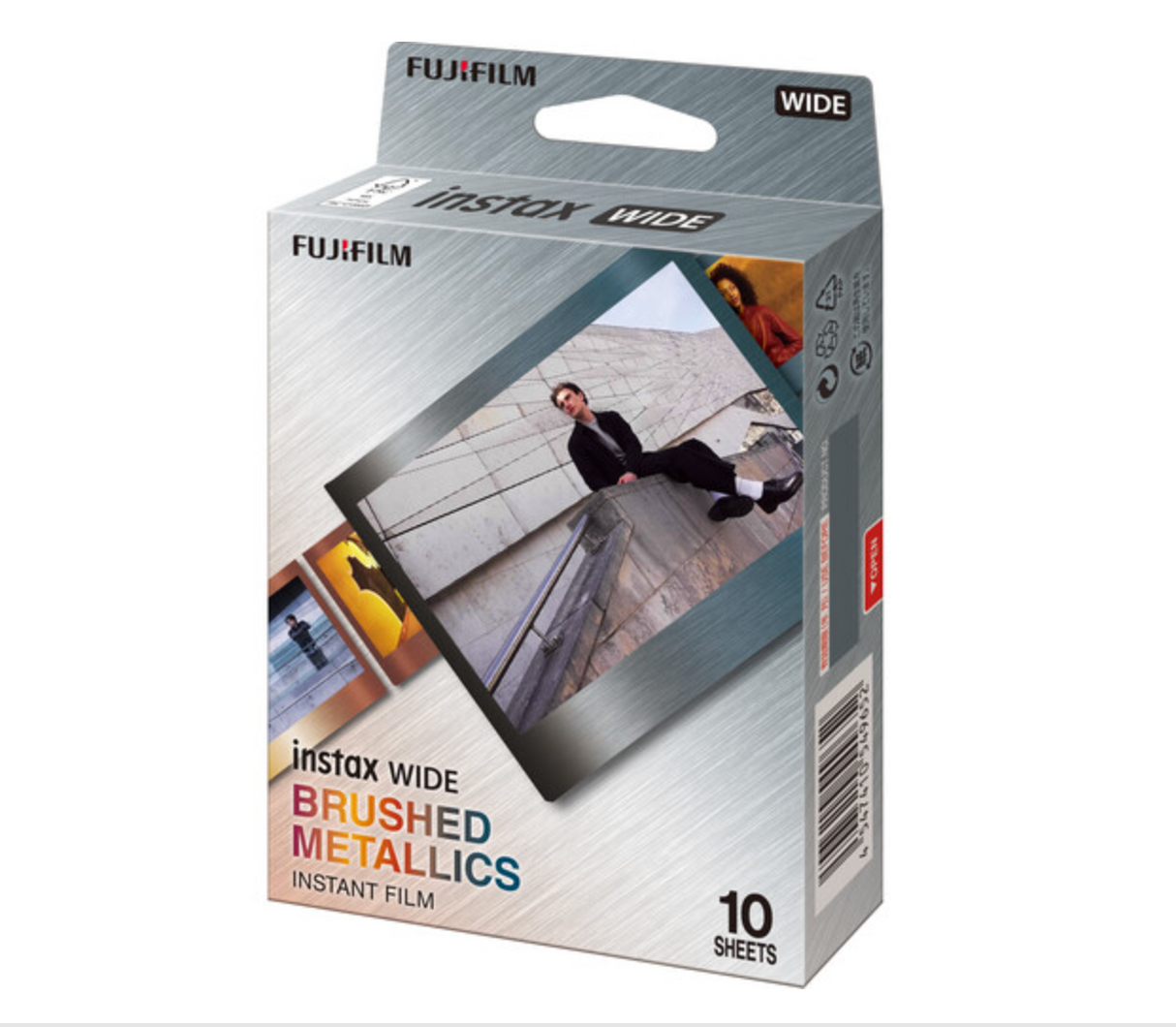 FUJIFILM INSTAX WIDE Brushed Metallics Instant Film (10 Exposures)