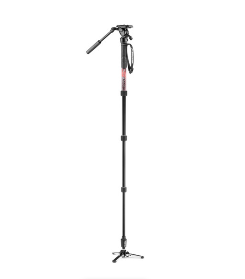 Manfrotto Element MII Video Monopod Aluminium Kit with Fluid Head