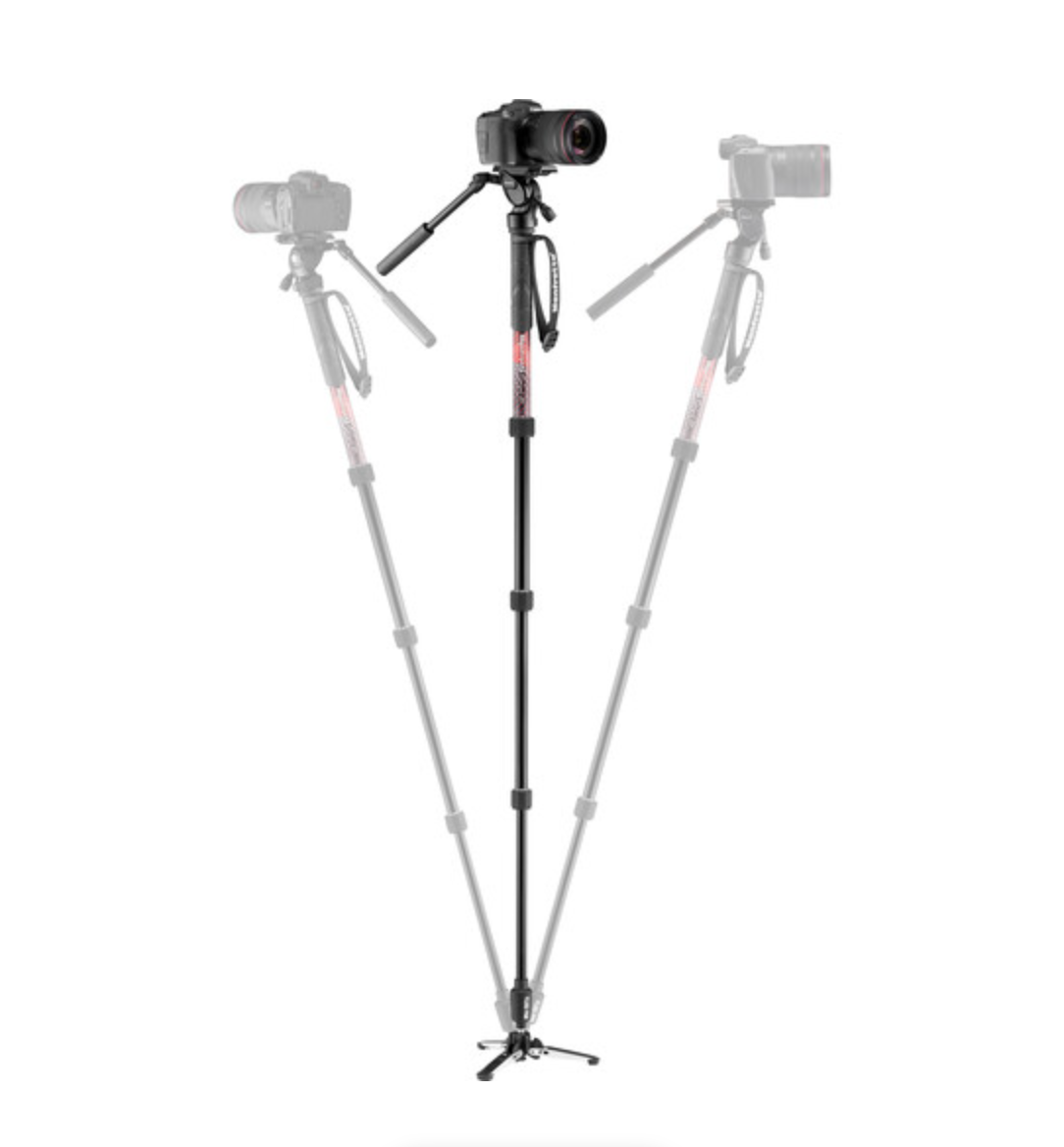 Manfrotto Element MII Video Monopod Aluminium Kit with Fluid Head
