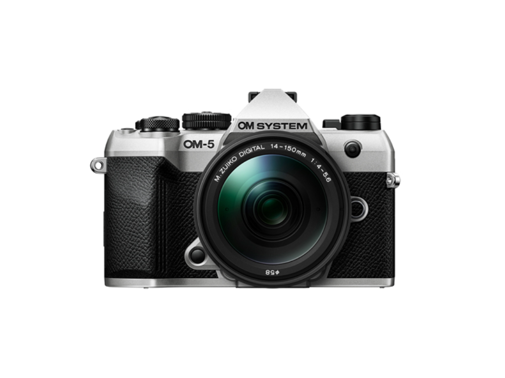 OM SYSTEM OM-5 Mark II Silver w/ M.ZUIKO DIGITAL 14-150mm f4.0-5.6 II