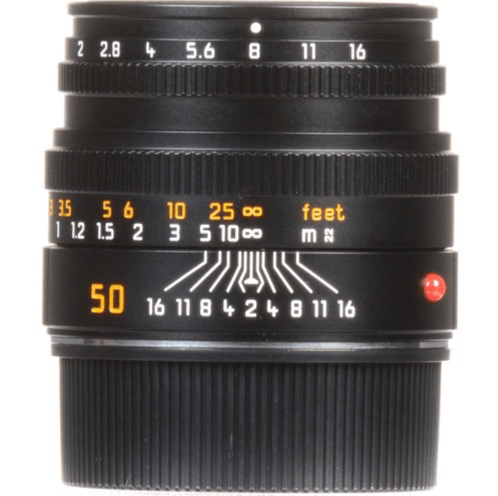 Leica Summicron-M Normal 50mm f/2 Manual Focus Lens (Black)