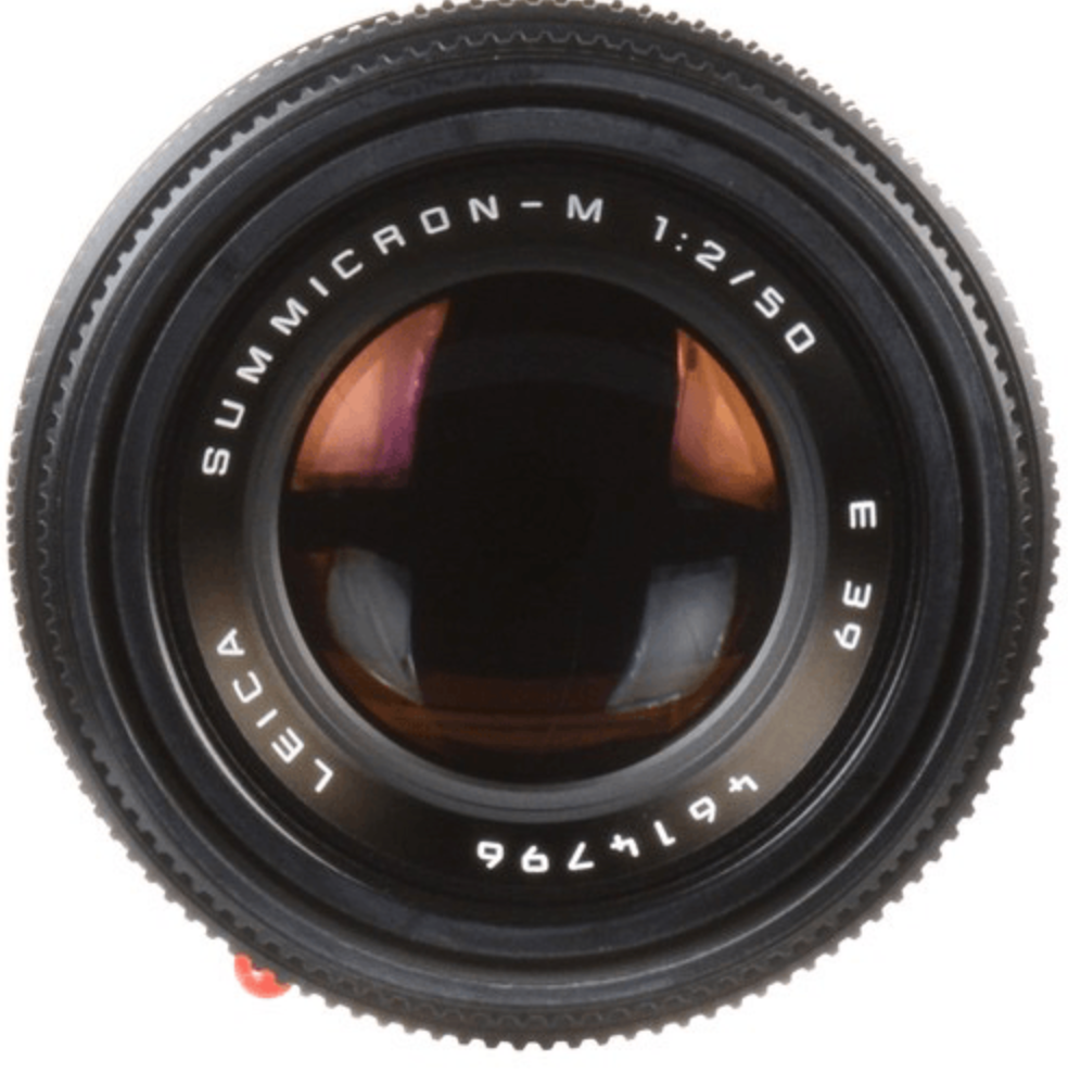 Leica Summicron-M Normal 50mm f/2 Manual Focus Lens (Black)