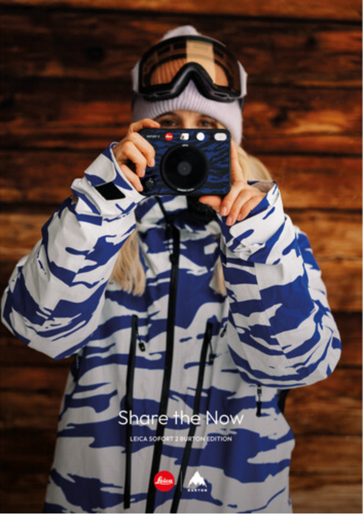 Leica SOFORT 2 Burton Edition Instant Camera (Jake Blue)