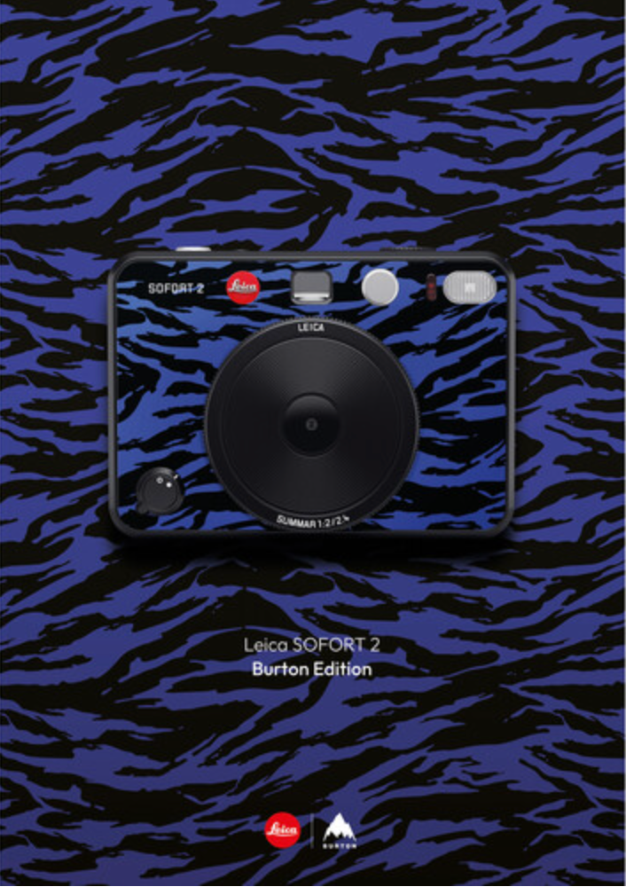 Leica SOFORT 2 Burton Edition Instant Camera (Jake Blue)