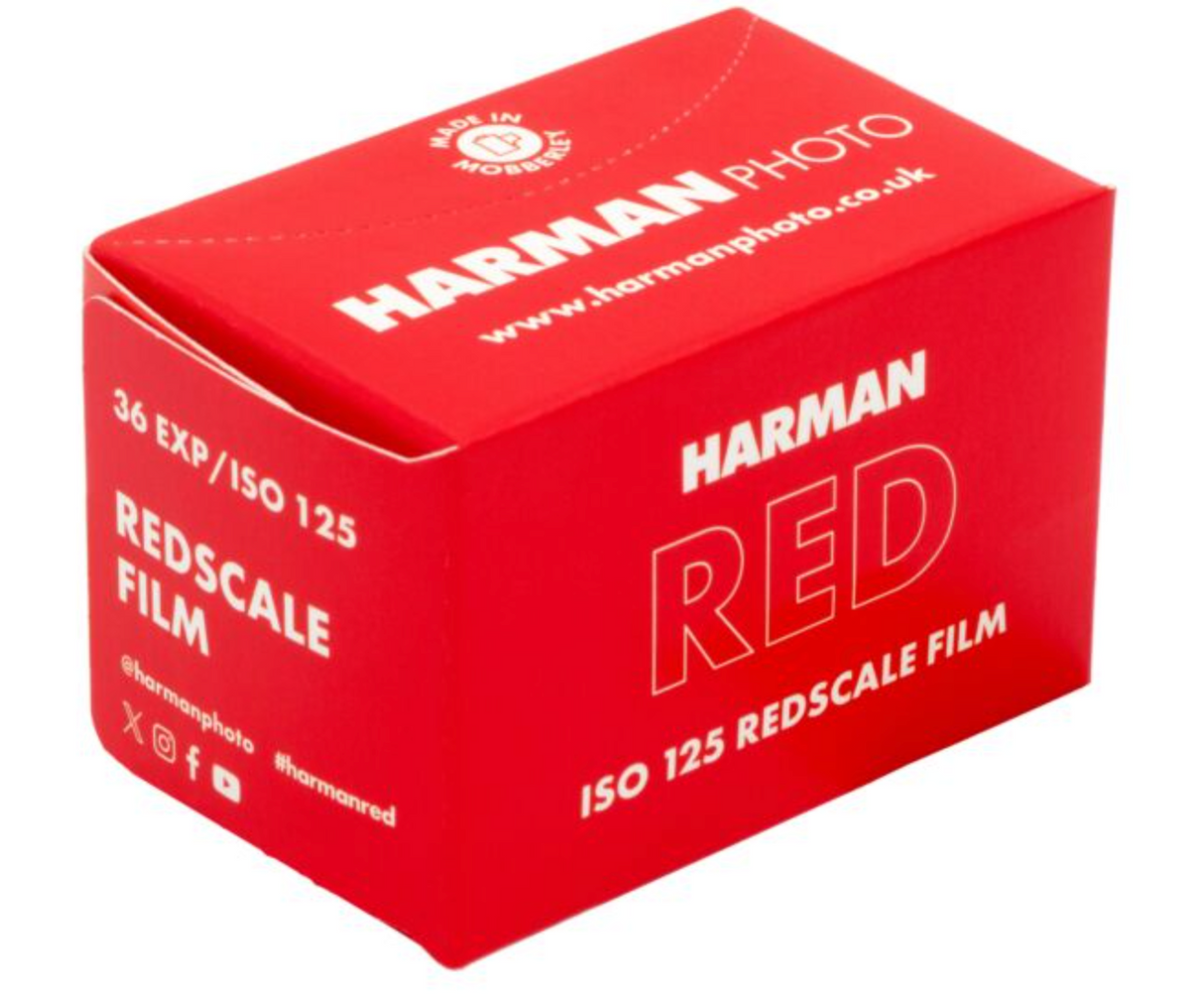 HARMAN RED 125 Redscale Film (35mm Roll Film, 36 Exposures)