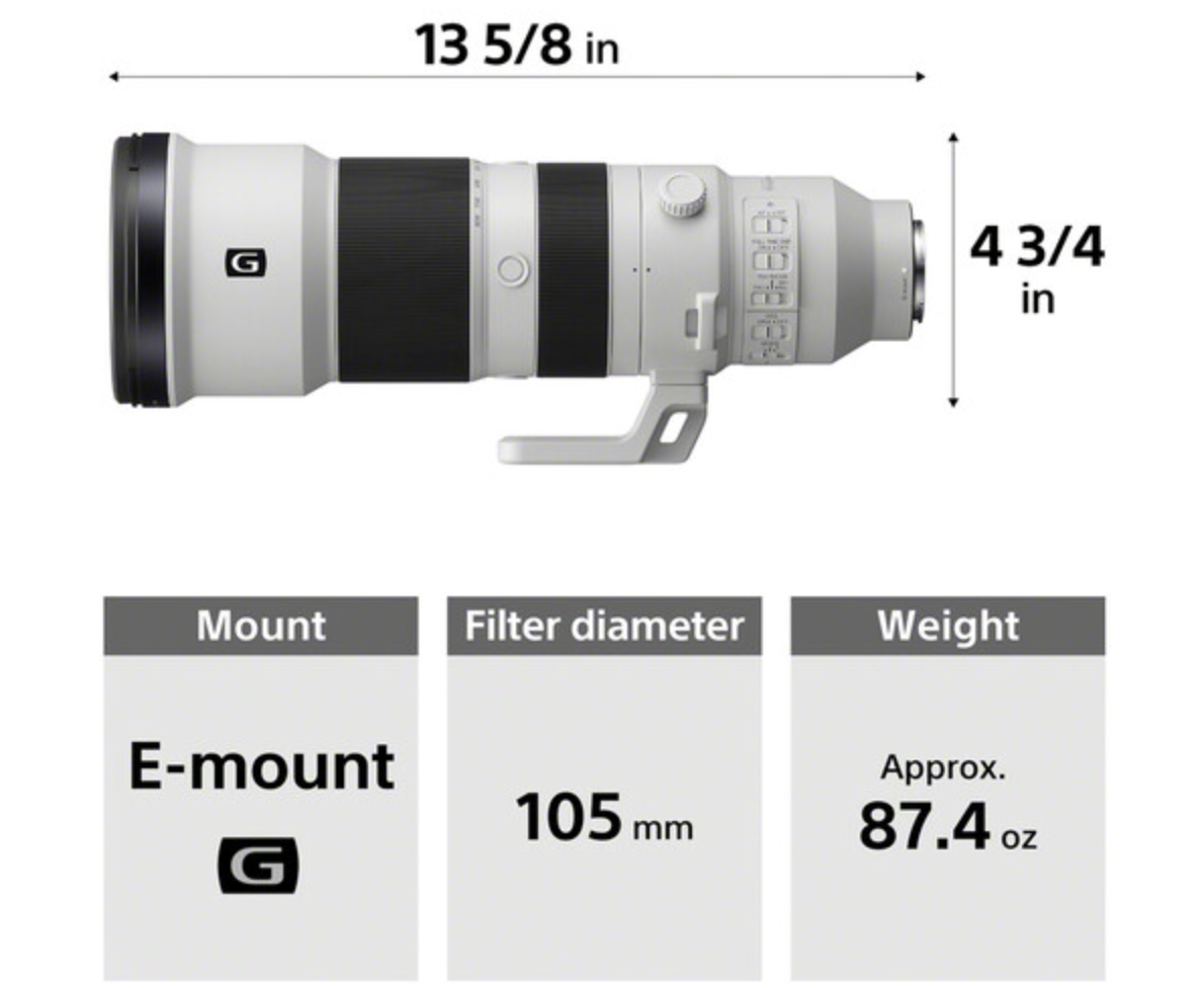 Sony FE 400-800mm f/6.3-8 G OSS