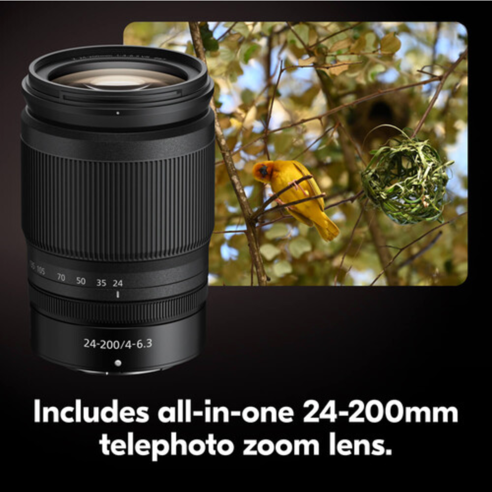 Nikon Z5II FX-format Mirrorless Camera with NIKKOR Z 24-200mm f/4-6.3 VR