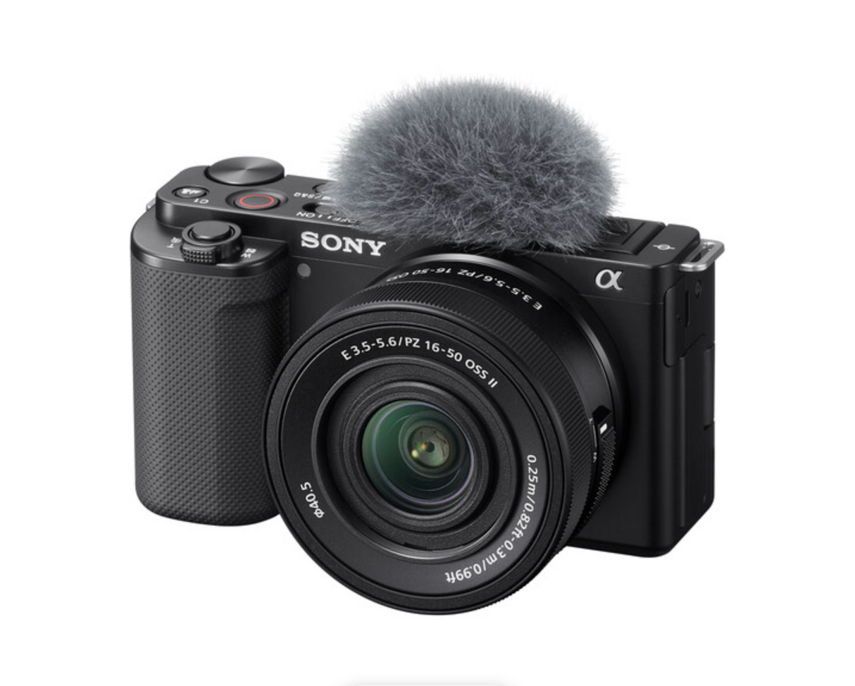 Sony ZV-E10 Mirrorless Camera with 16-50mm f/3.5-5.6 II Lens (Black)