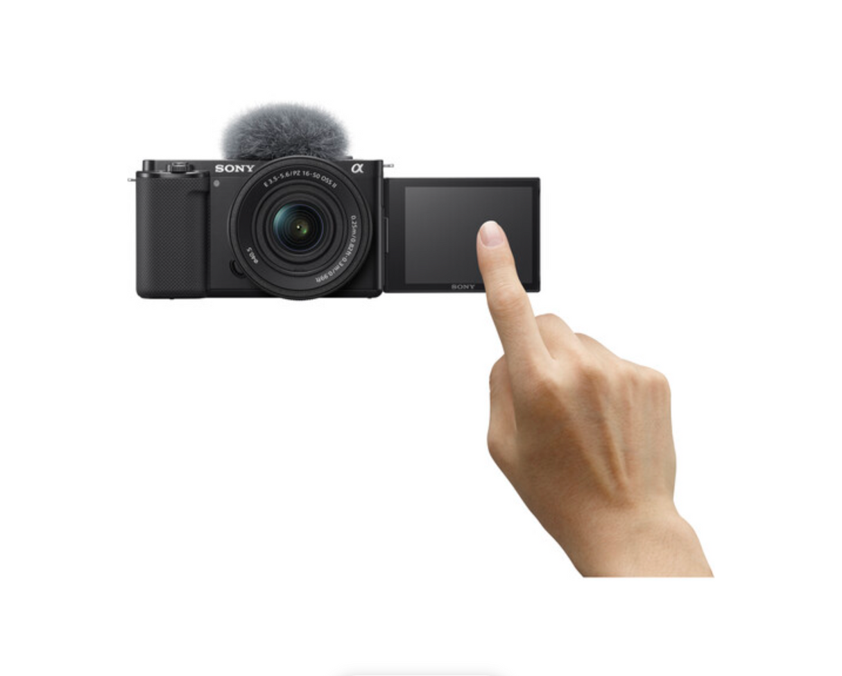 Sony ZV-E10 Mirrorless Camera with 16-50mm f/3.5-5.6 II Lens (Black)