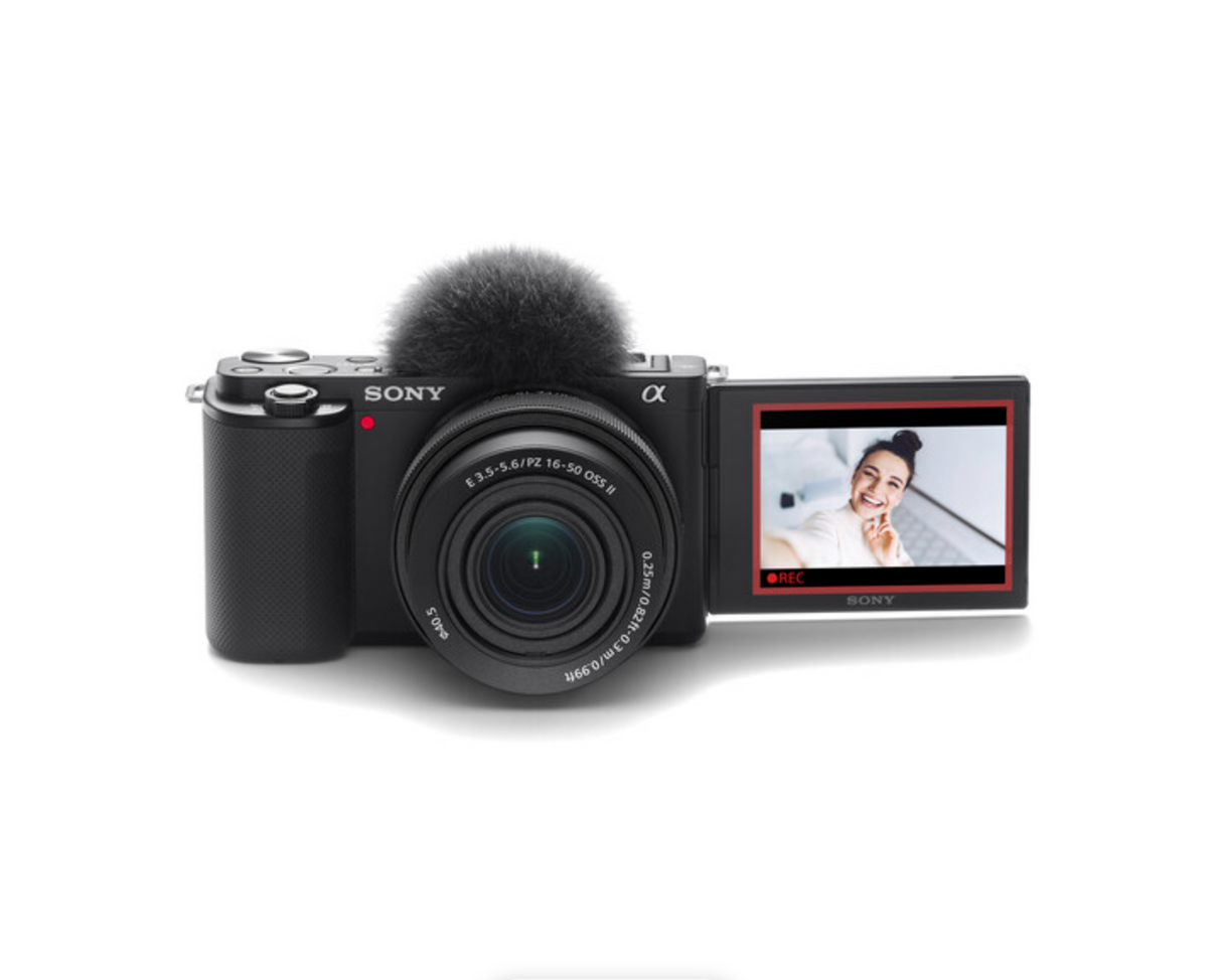 Sony ZV-E10 Mirrorless Camera with 16-50mm f/3.5-5.6 II Lens (Black)