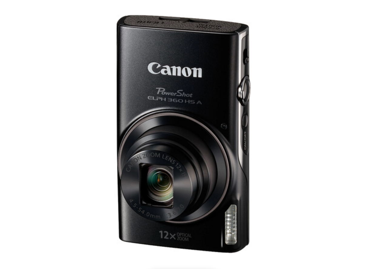 Canon PowerShot ELPH 360 HS A Digital Camera (Black)