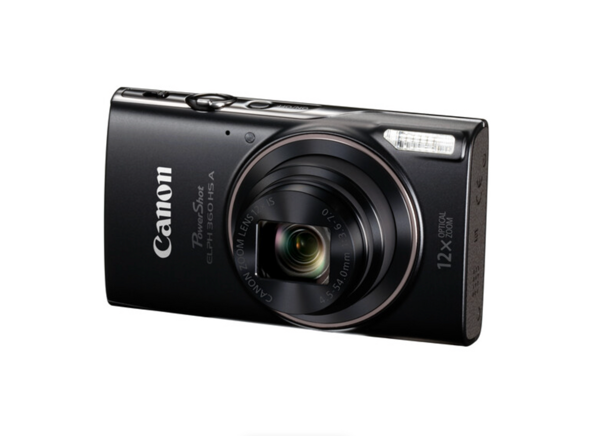 Canon PowerShot ELPH 360 HS A Digital Camera (Black)