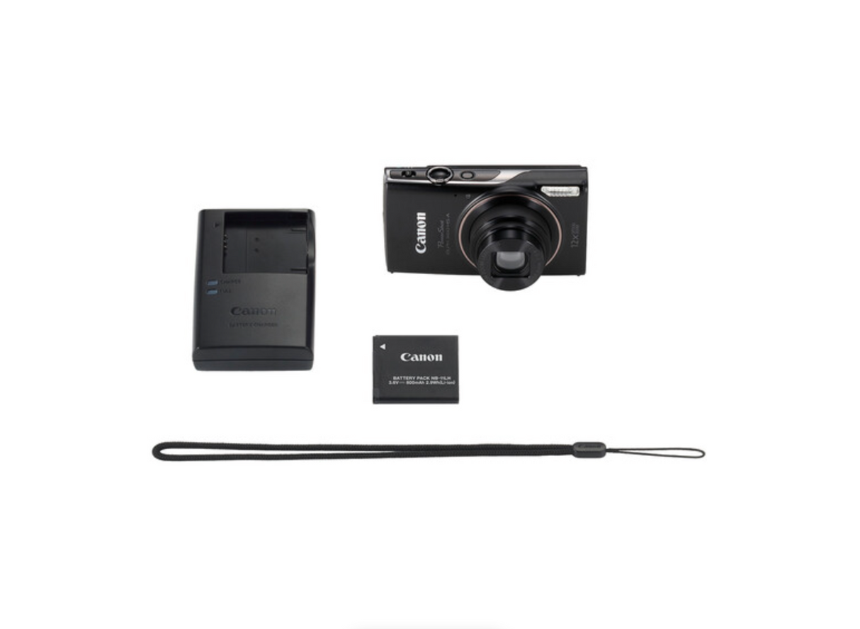 Canon PowerShot ELPH 360 HS A Digital Camera (Black)
