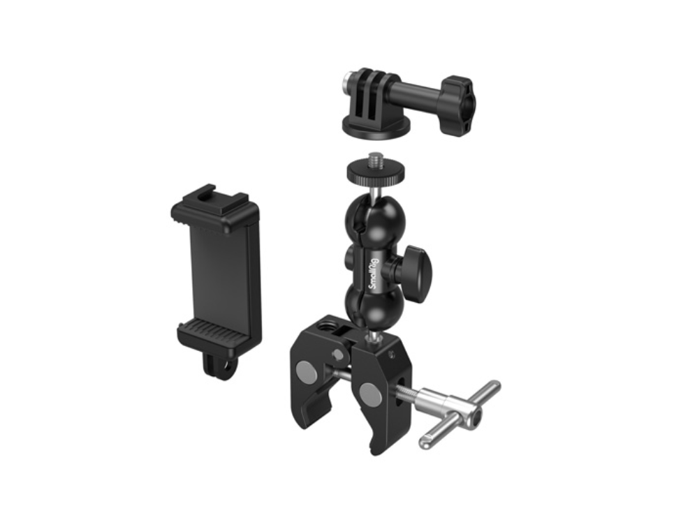 SmallRig Crab-Shaped Super Clamp with Ballhead Magic Arm