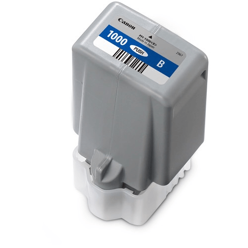 Shop Canon PFI-1000 B LUCIA PRO Blue Ink Tank (80ml) by Canon at Nelson Photo & Video