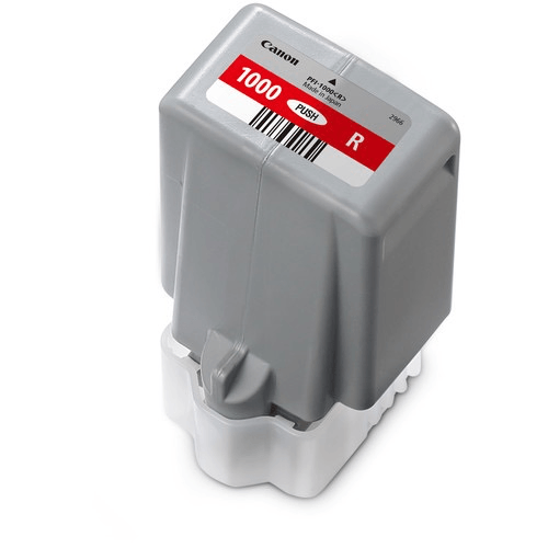 Shop Canon PFI-1000 R LUCIA PRO Red Ink Tank (80ml) by Canon at Nelson Photo & Video