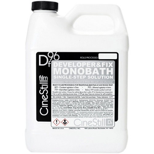 Shop CineStill Film DF96 Monobath for Black & White Film (Liquid, 1L) by Cinestill at Nelson Photo & Video