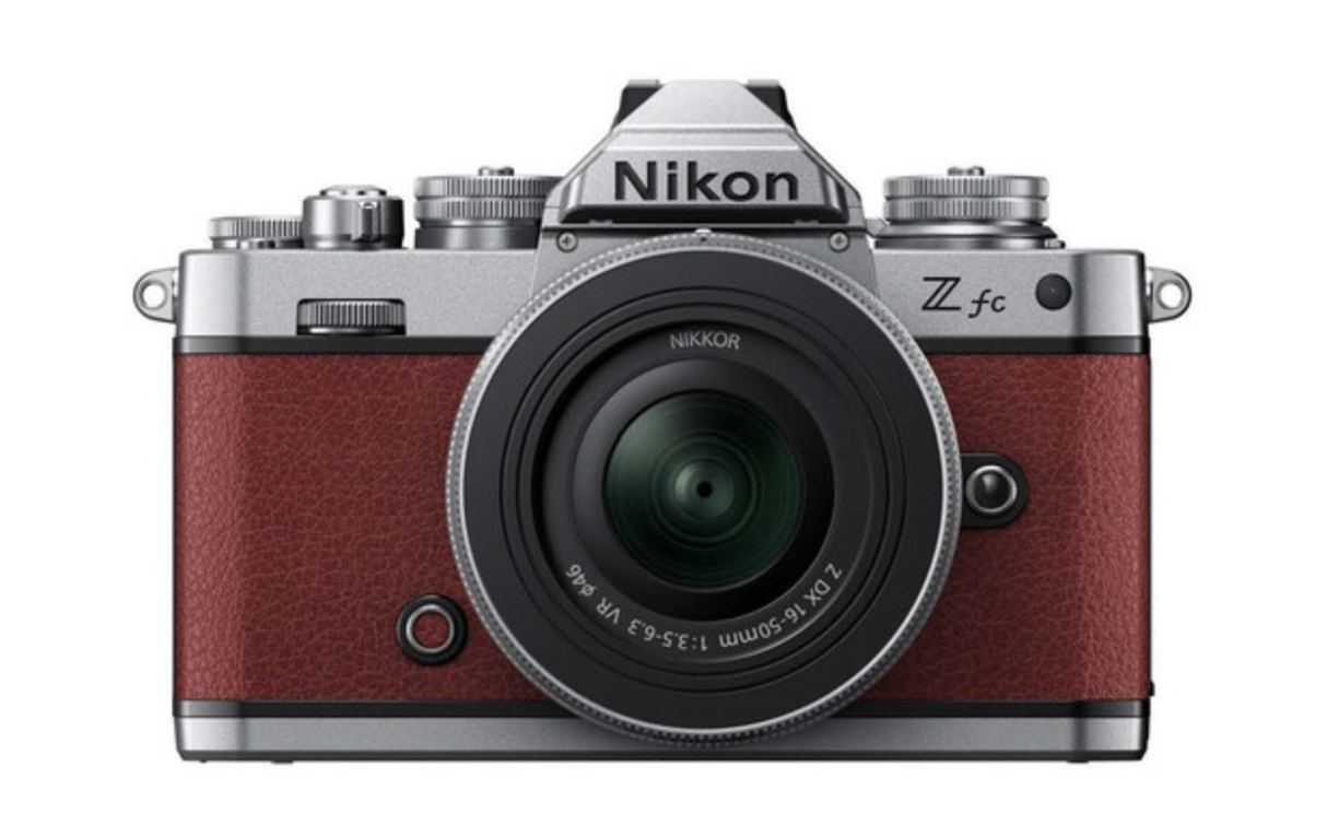 Nikon Zfc Mirrorless Camera with 16-50mm f/3.5-6.3 Lens (Crimson Red)