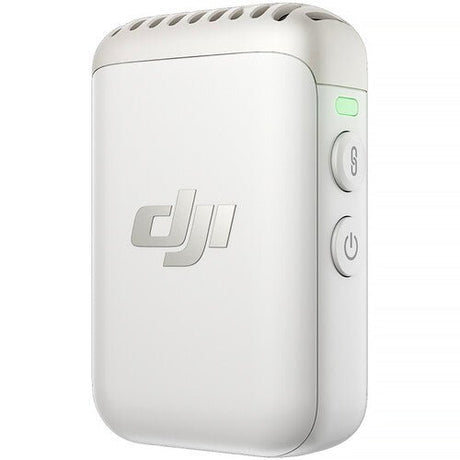 DJI Mic 2 Clip-On Transmitter/Recorder with Built-In Microphone (2.4 GHz, Platinum White) - Nelson Photo & Video